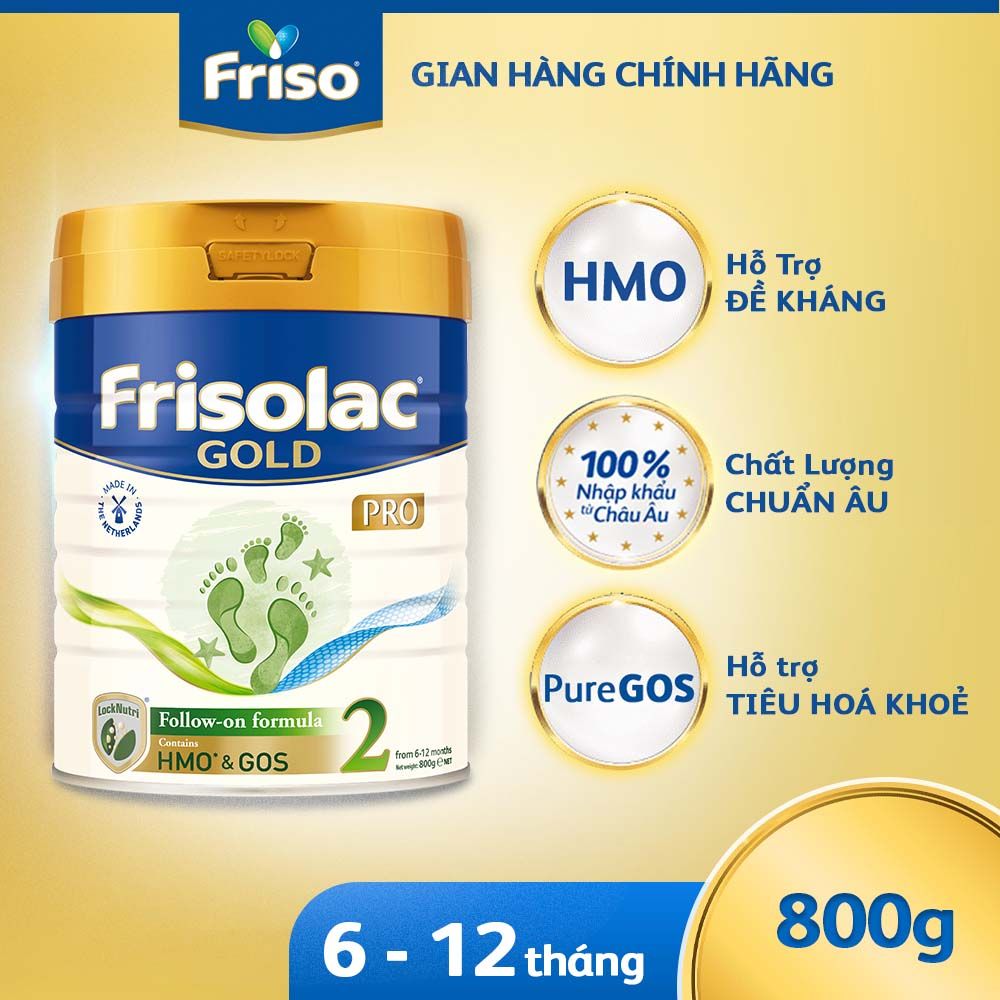 sữa frisolac gold 2cho trẻ 6-12 tháng