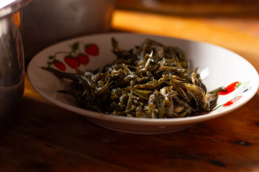 cháo trắng ăn với cá kho