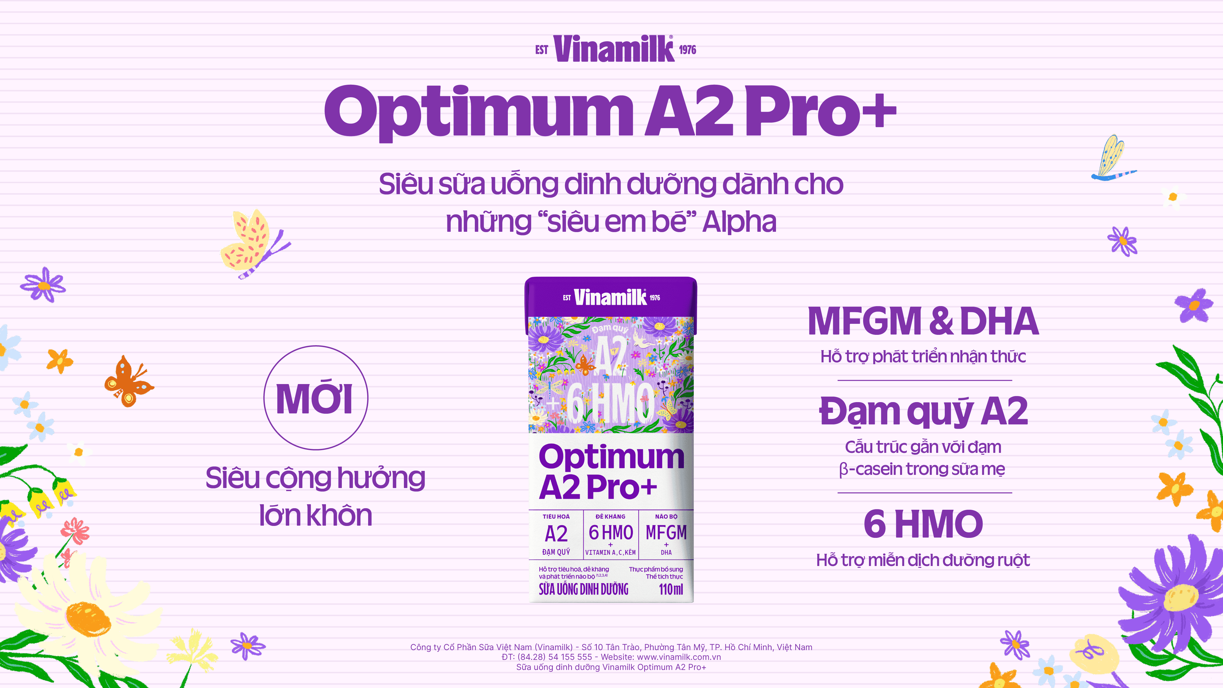 Sữa Vinamilk Optimum A2 Pro+