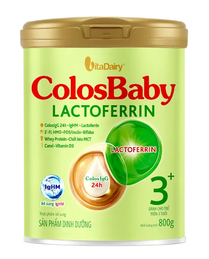 ColosBaby Lactoferrin: sữa tốt cho trẻ sinh mổ