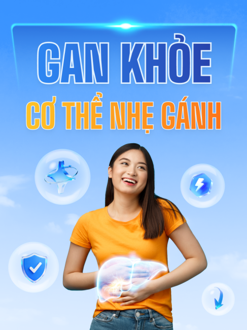 Gan khỏe - Cơ thể nhẹ gánh